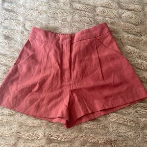 Aritzia Wilfred Fable Linen 3" Shorts